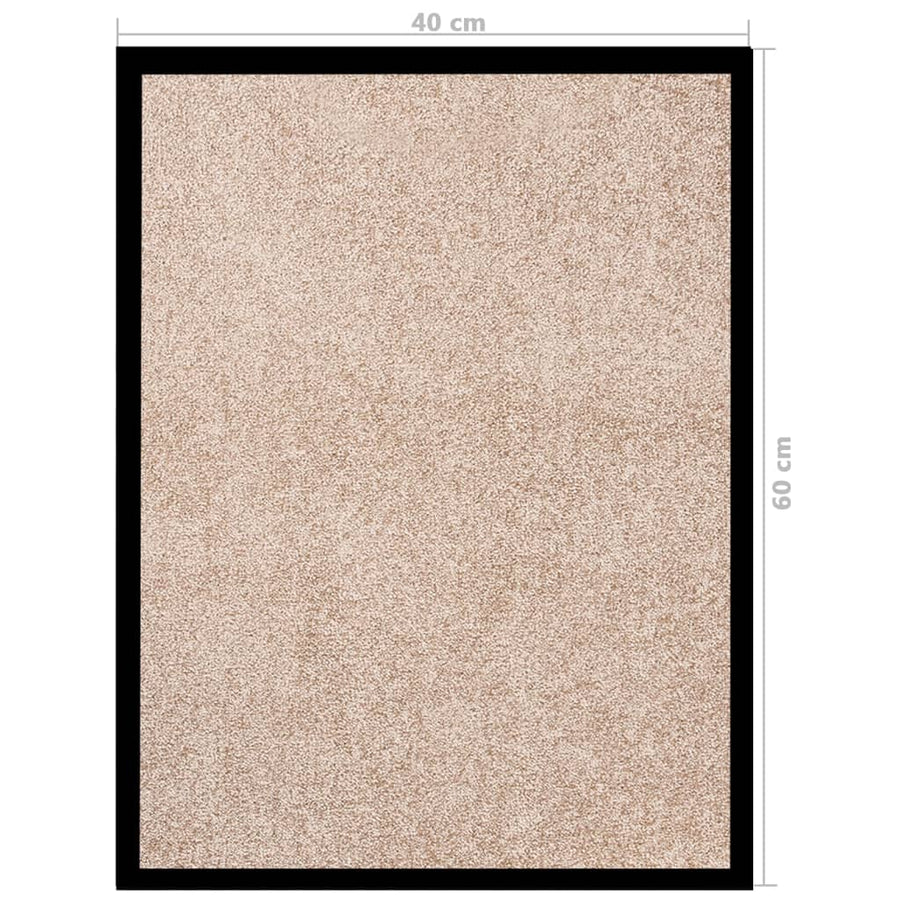 Deurmat 40 x 60 cm Beige