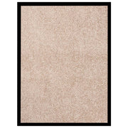 Deurmat 60x80 cm beige polypropyleen