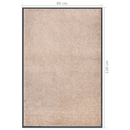 Deurmat 80 x 120 cm Beige