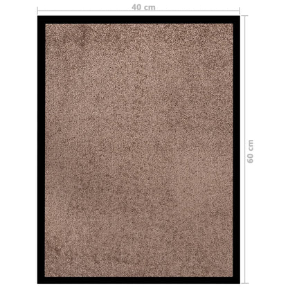 Deurmat 40 x 60 cm Bruin