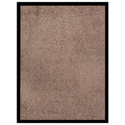 Deurmat 60x80 cm bruin polypropyleen