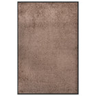 Deurmat 80x120 cm bruin polypropyleen