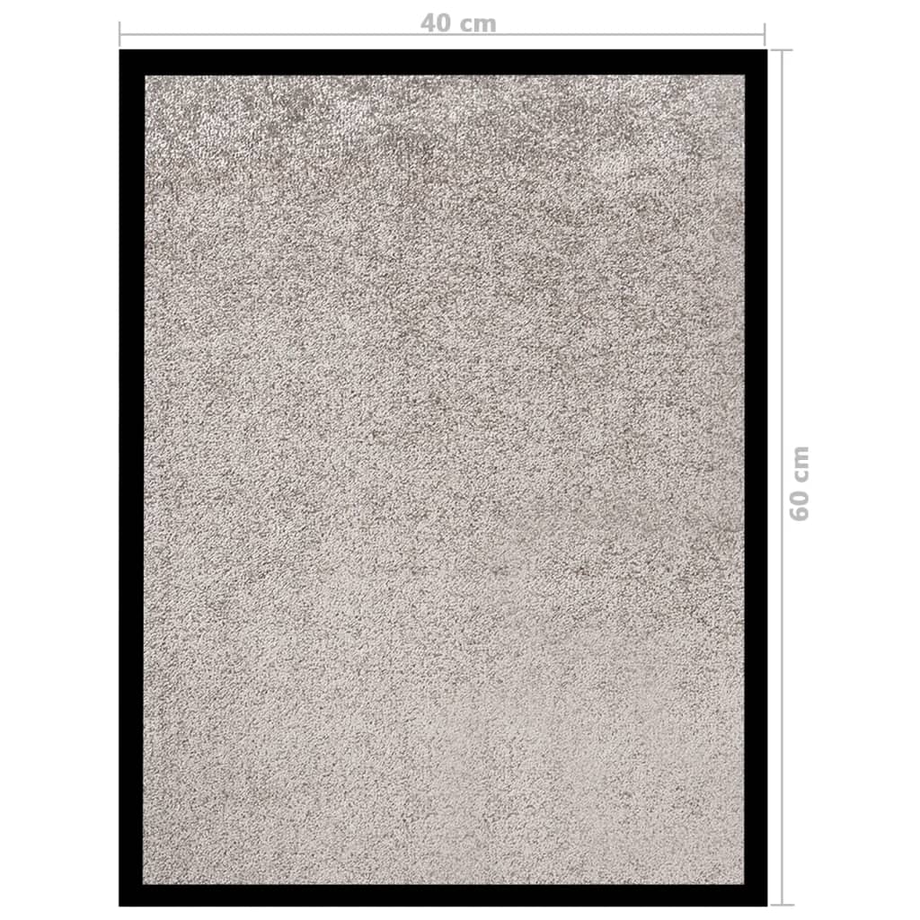 Deurmat 40 x 60 cm Grijs