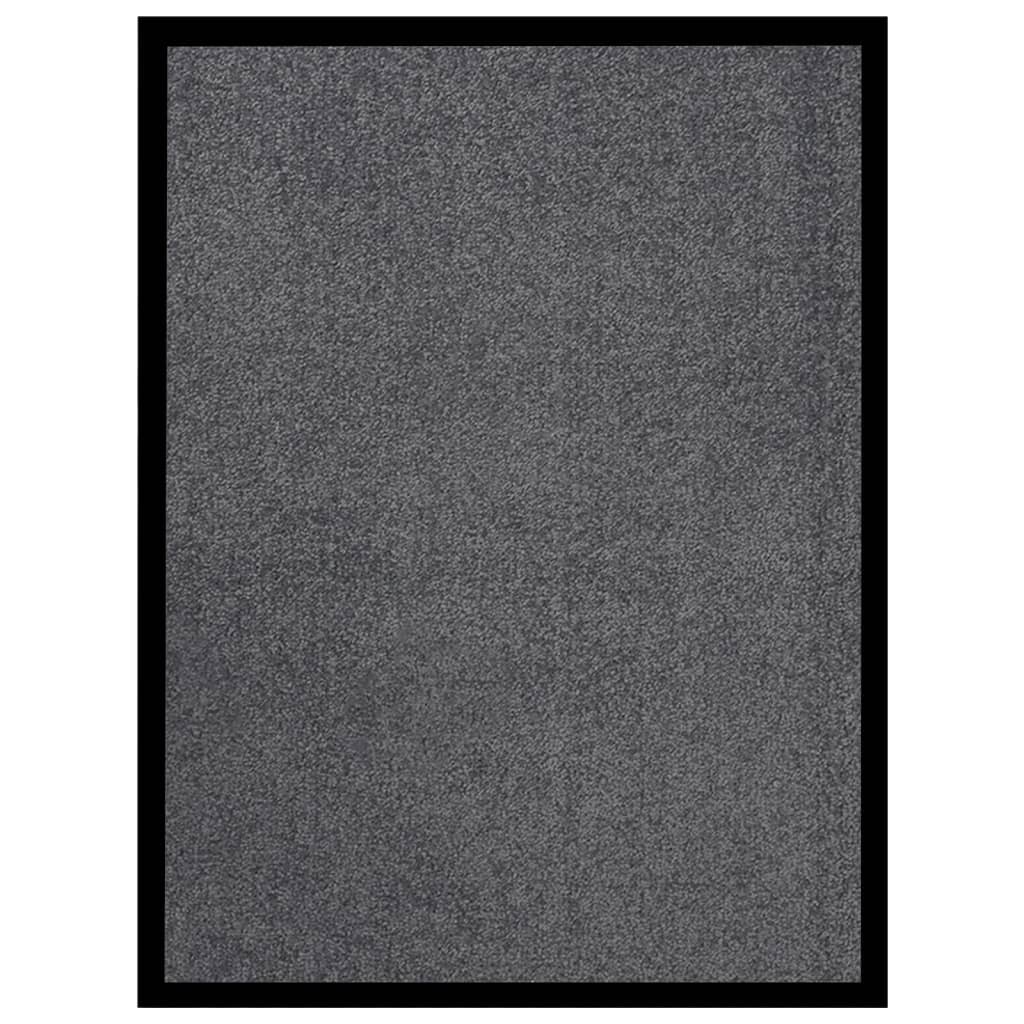 Deurmat Kleurig 40 x 60 cm Antraciet