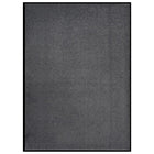 Deurmat 60x80 cm antraciet polypropyleen