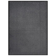 Deurmat 60x80 cm antraciet polypropyleen