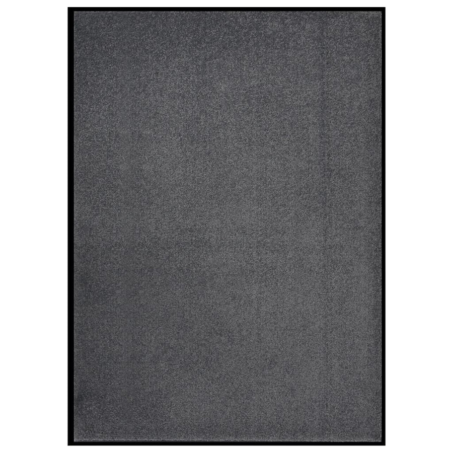 Deurmat Kleurig 60 x 80 cm Antraciet