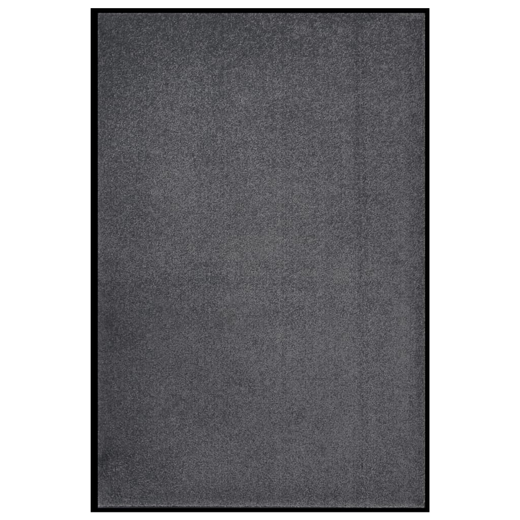 Deurmat Kleurig 80 x 120 cm Antraciet