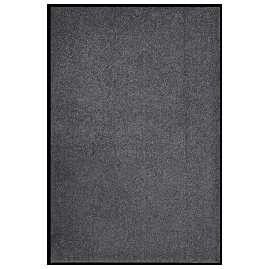 Deurmat Kleurig 80 x 120 cm Antraciet