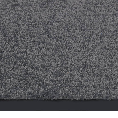 Deurmat Kleurig 80 x 120 cm Antraciet