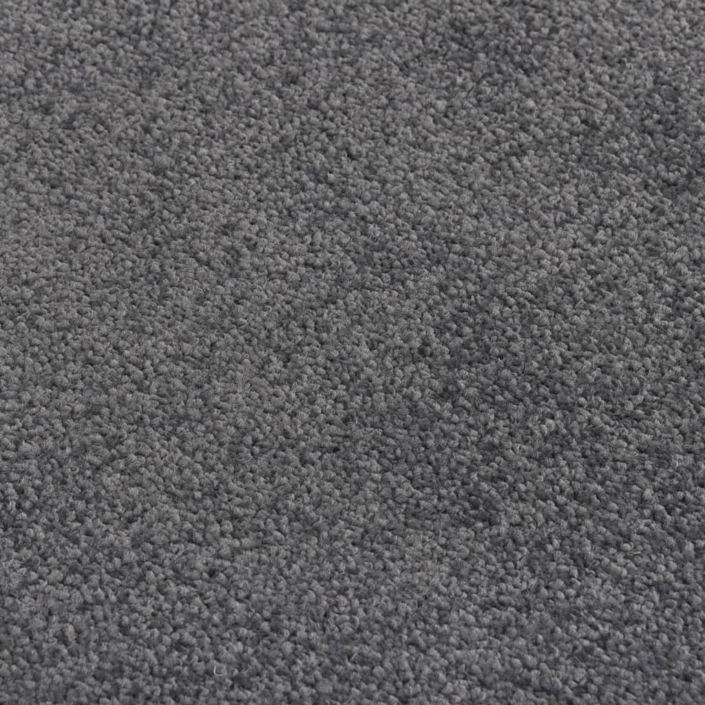 Deurmat Kleurig 80 x 120 cm Antraciet