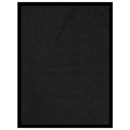 Deurmat 40 x 60 cm Zwart