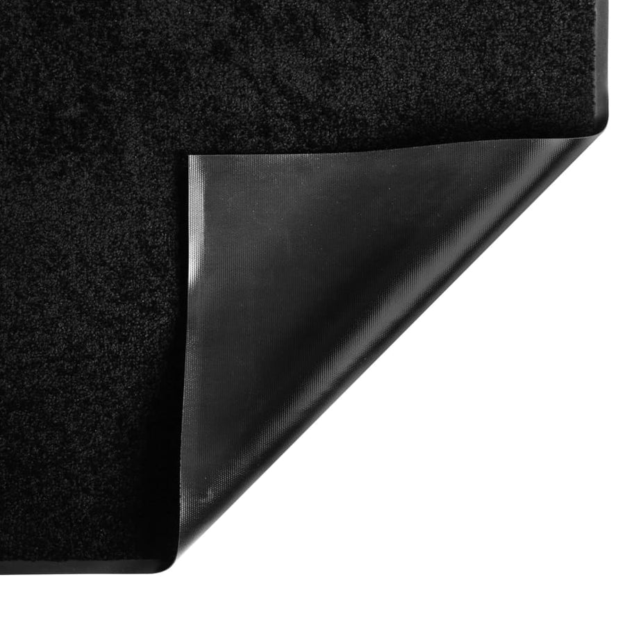 Deurmat 40 x 60 cm Zwart
