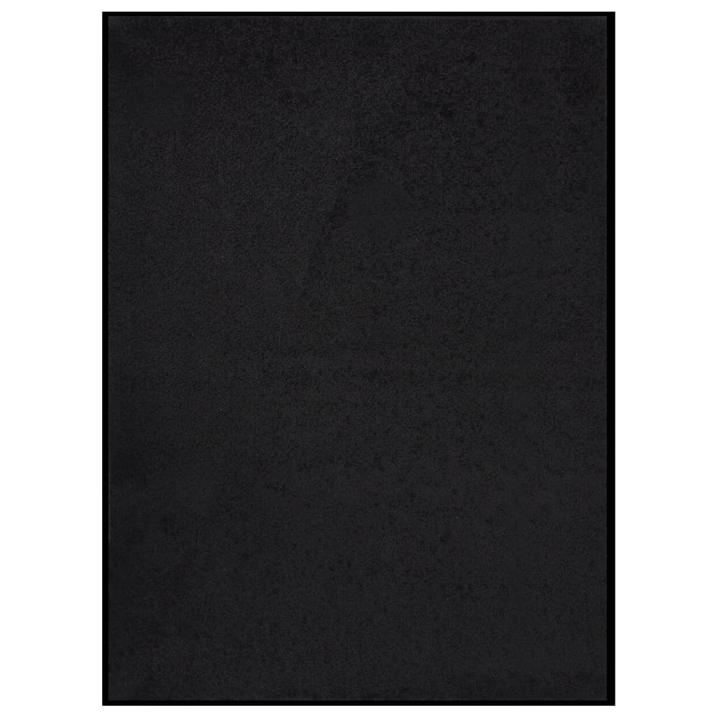 Deurmat 60 x 80 cm Zwart