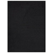 Deurmat 60x80 cm zwart velours anti-slip