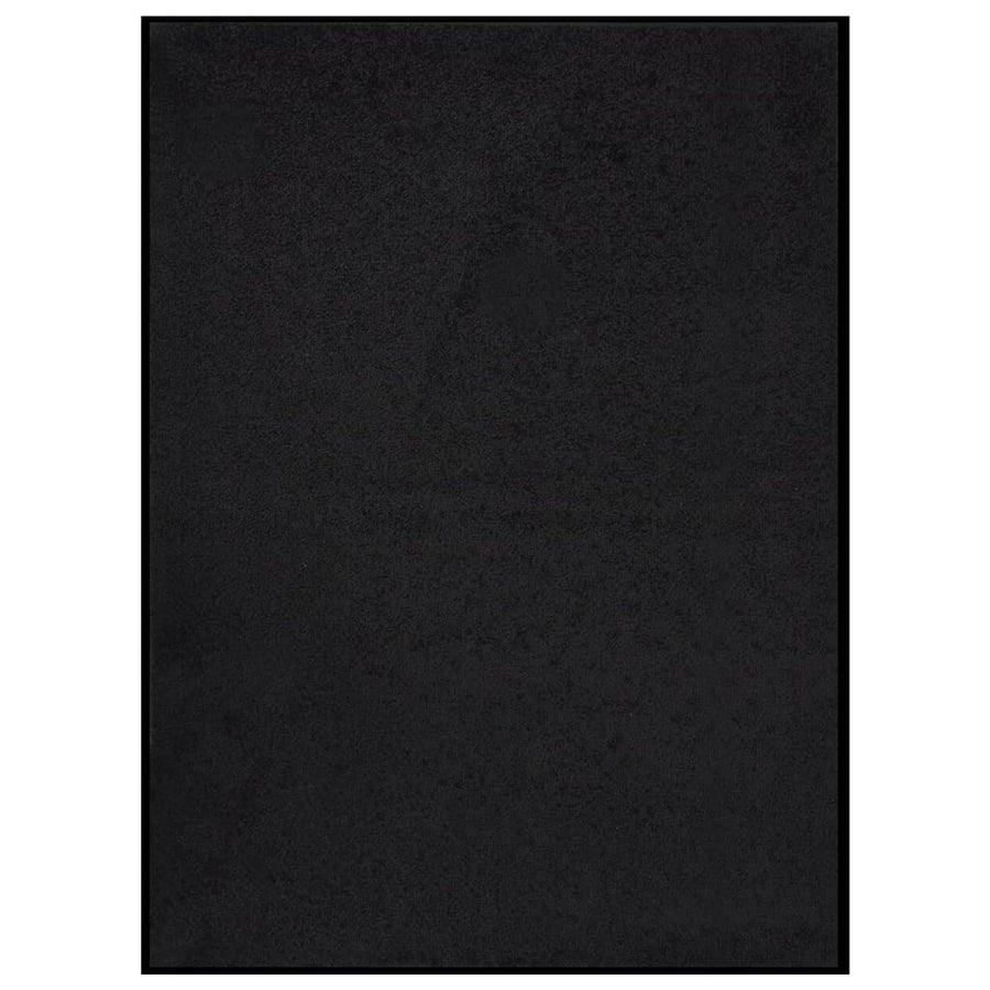 Deurmat 60 x 80 cm Zwart