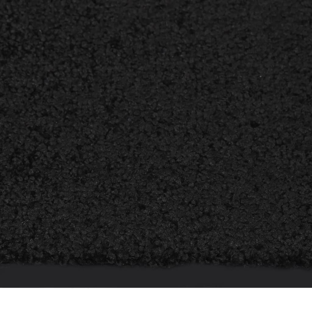 Deurmat 60 x 80 cm Zwart