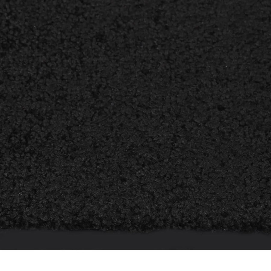 Deurmat 60 x 80 cm Zwart