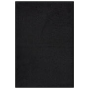 Deurmat 80x120 cm zwart polypropyleen