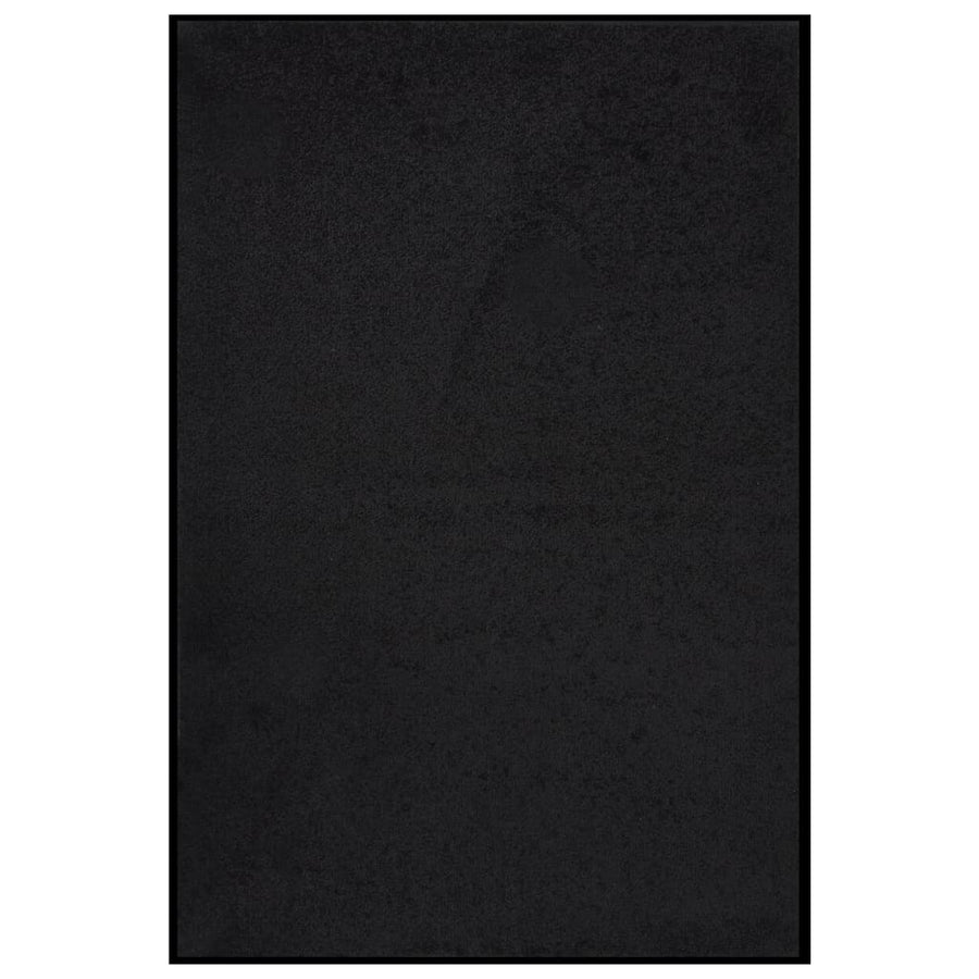 Deurmat 80 x 120 cm Zwart