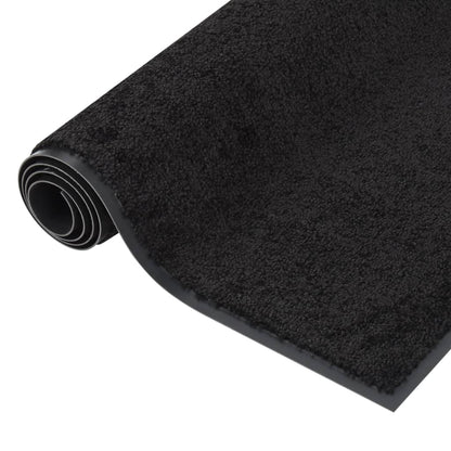 Deurmat 80 x 120 cm Zwart