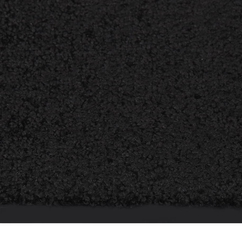 Deurmat 80 x 120 cm Zwart