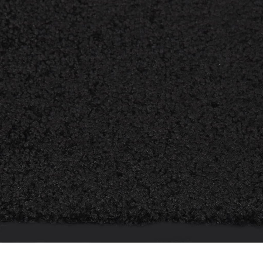 Deurmat 80 x 120 cm Zwart