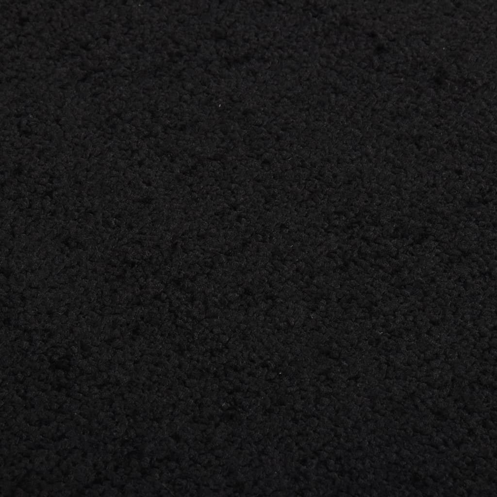 Deurmat 80 x 120 cm Zwart