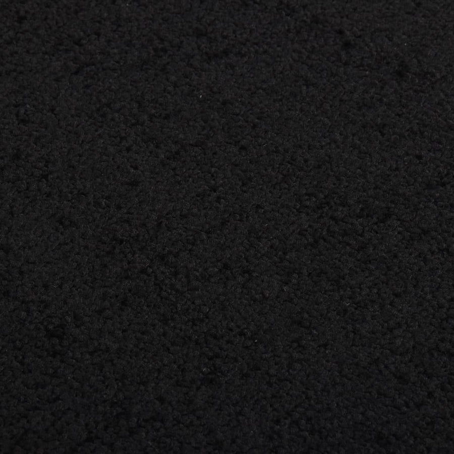 Deurmat 80 x 120 cm Zwart