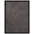 Deurmat 40x60 cm gestreept beige