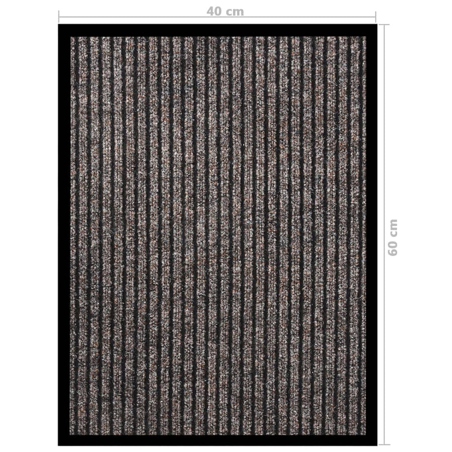 Deurmat 40X60 Cm Gestreept Beige 1 40 x 60 cm