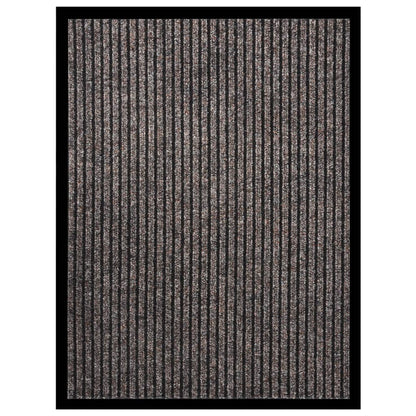 Deurmat Gestreept 60 x 80 cm Beige