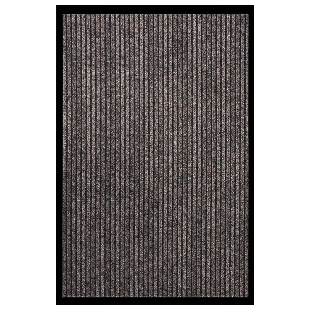 Deurmat Gestreept 80 x 120 cm Beige