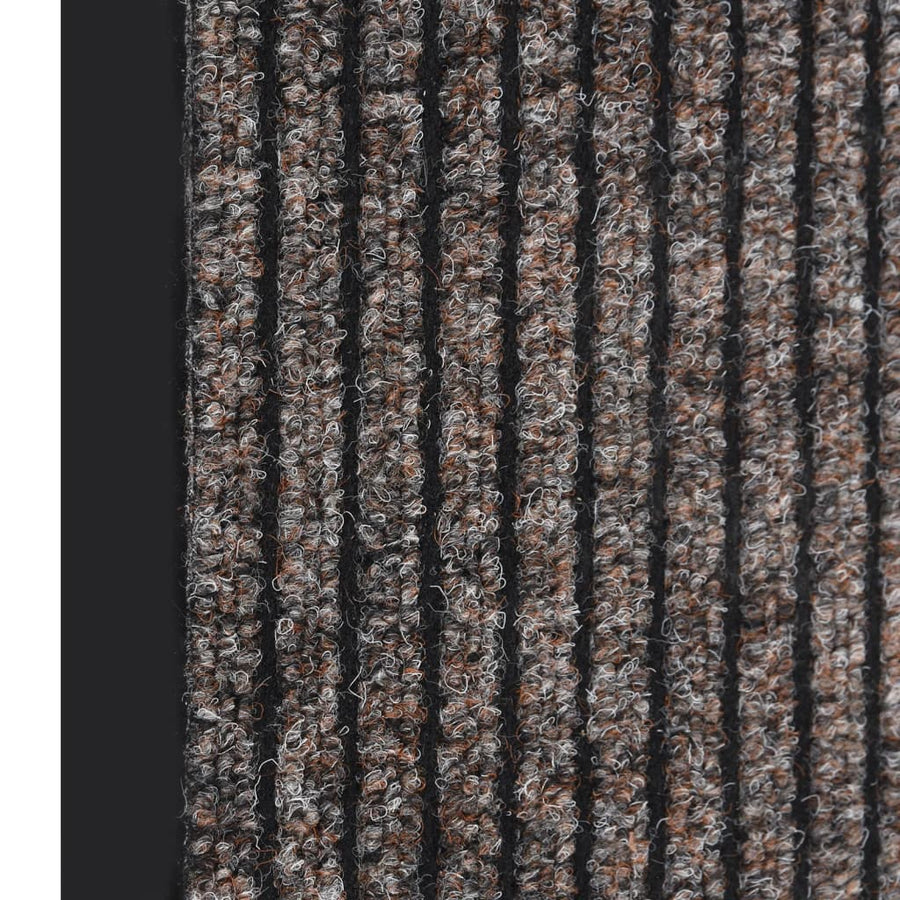 Deurmat Gestreept 80 x 120 cm Beige