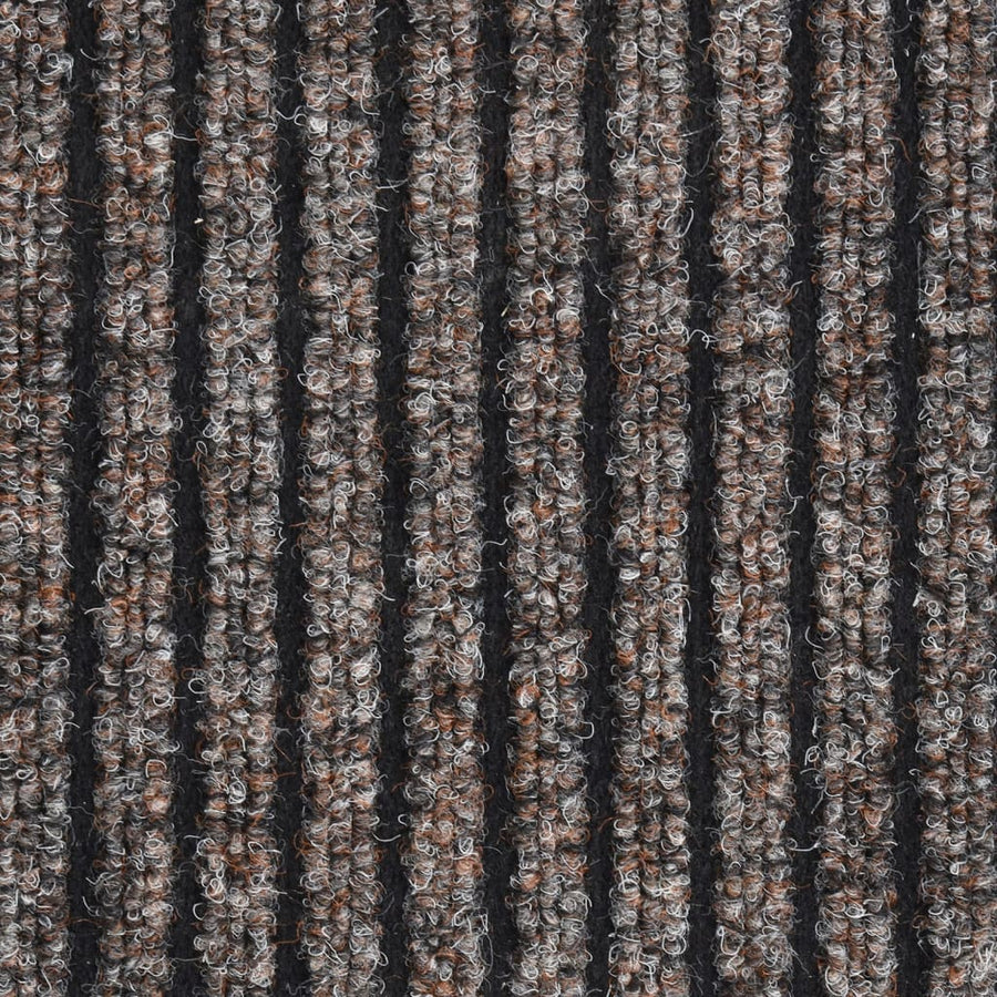 Deurmat Gestreept 80 x 120 cm Beige