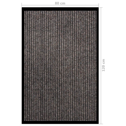 Deurmat Gestreept 80 x 120 cm Beige