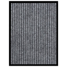 Deurmat Gestreept 40 x 60 cm Grijs