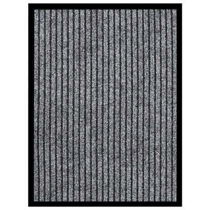 Deurmat Gestreept 40 x 60 cm Grijs