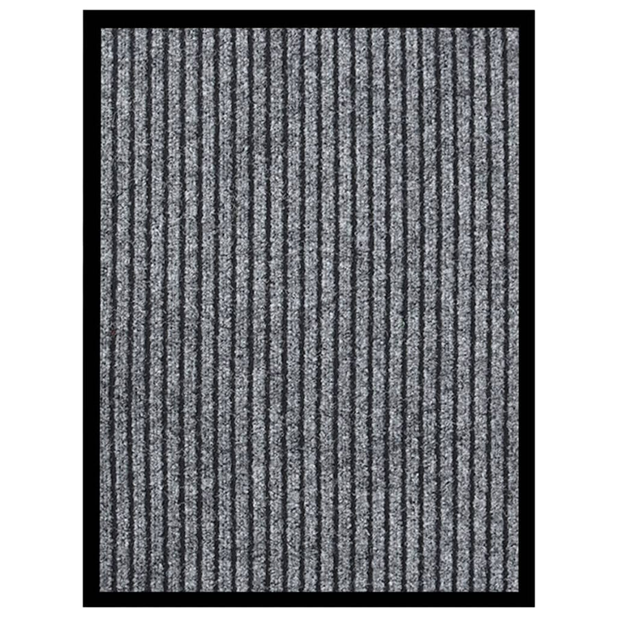 Deurmat Gestreept 40 x 60 cm Grijs