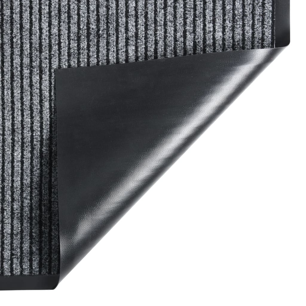 Deurmat Gestreept 40 x 60 cm Grijs