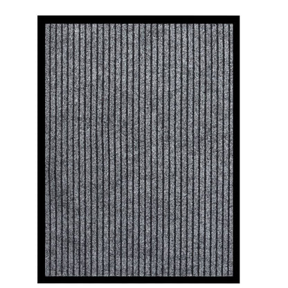 Deurmat Gestreept 60 x 80 cm Grijs