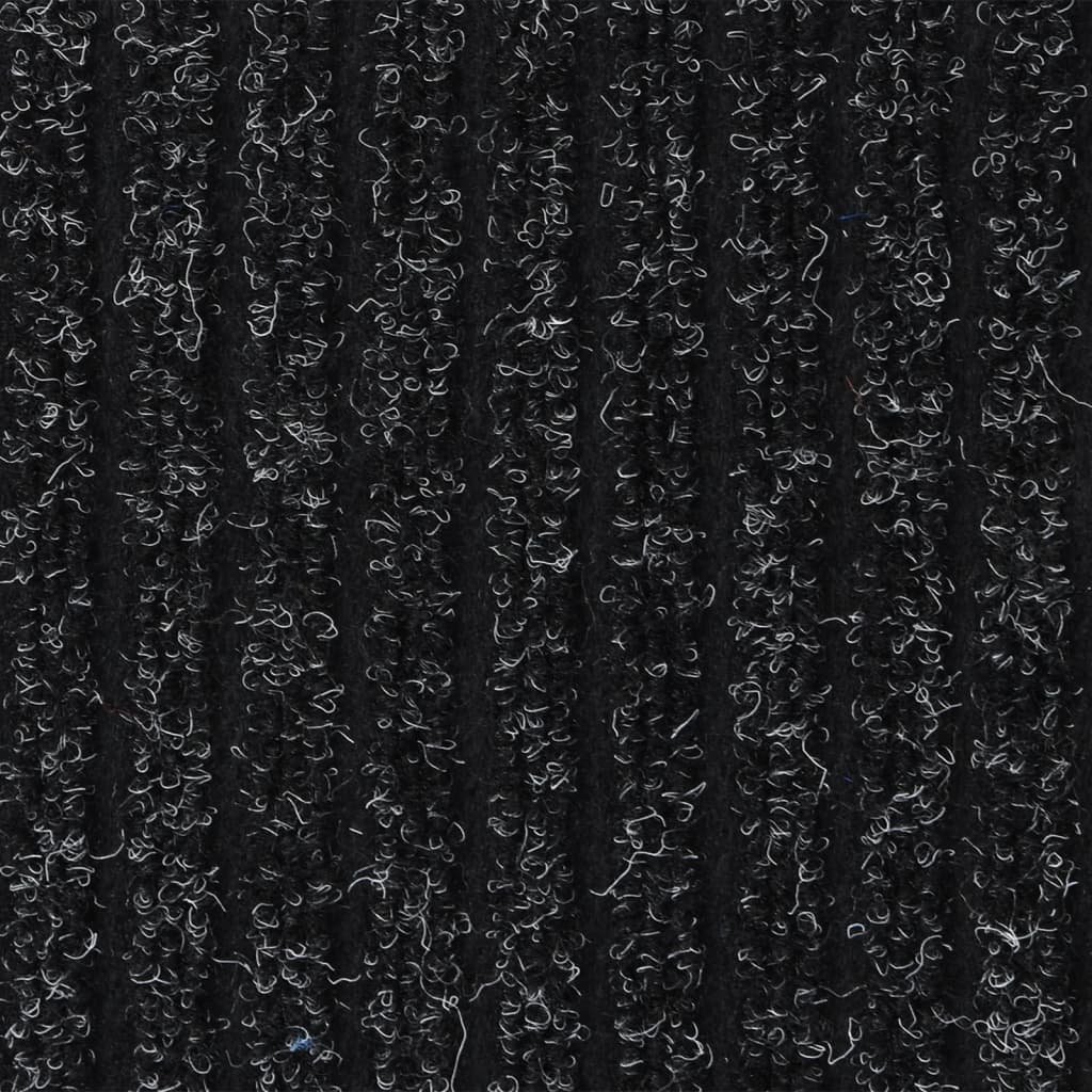 Deurmat Gestreept Kleurig 1 40 x 60 cm Antraciet