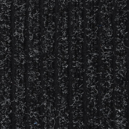 Deurmat Gestreept Kleurig 1 40 x 60 cm Antraciet