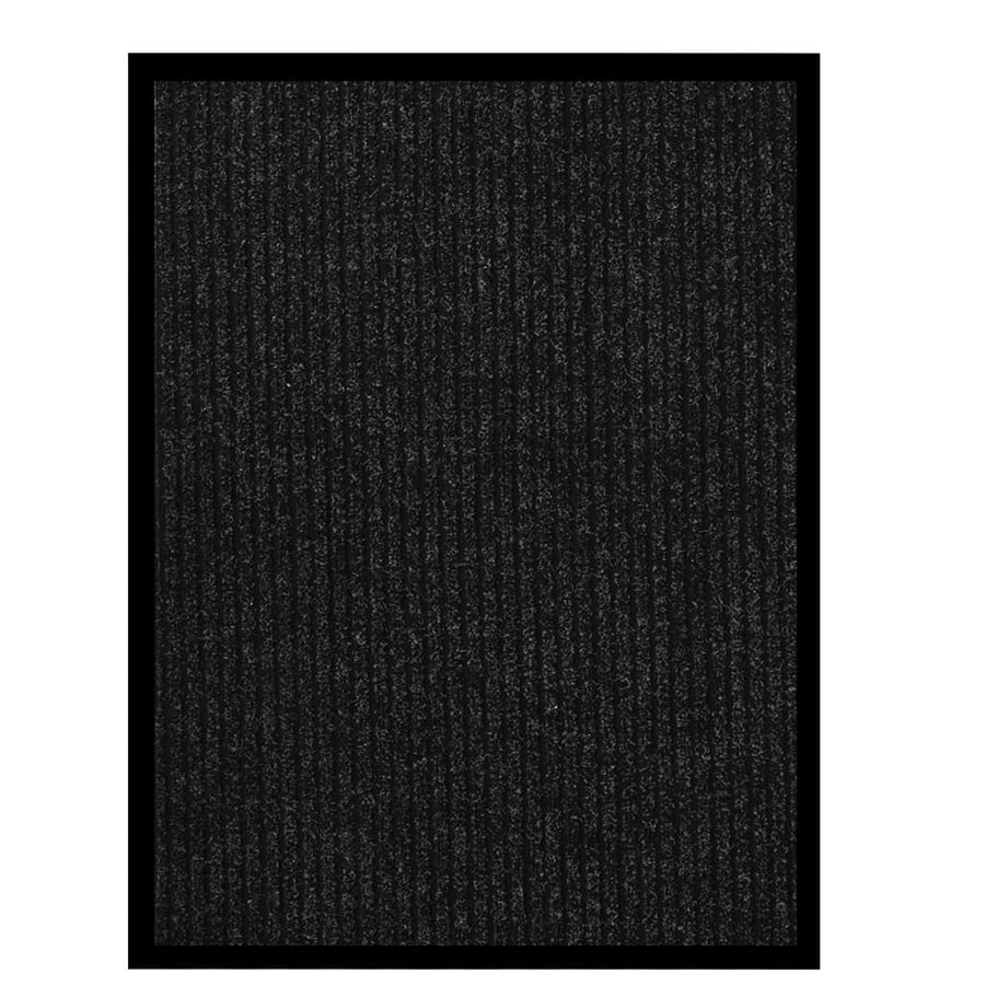 Deurmat Gestreept Kleurig 60 x 80 cm Antraciet