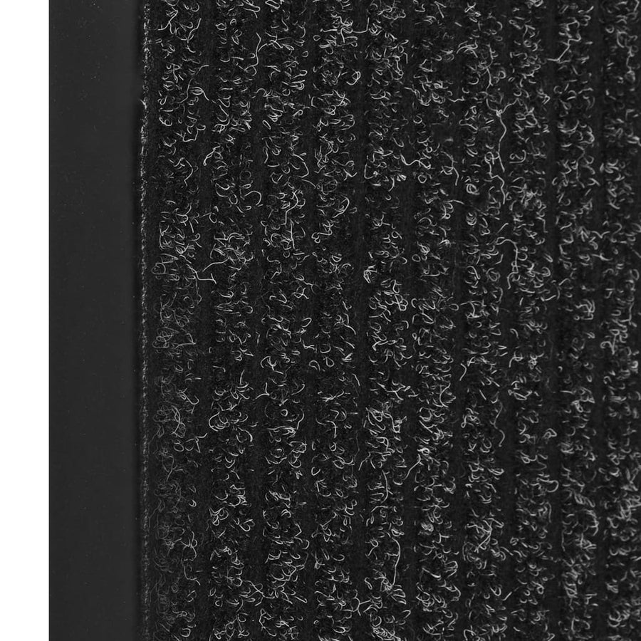 Deurmat Gestreept Kleurig 60 x 80 cm Antraciet