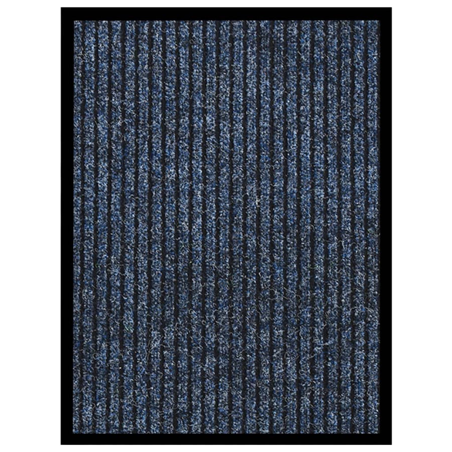 Deurmat Gestreept 40 x 60 cm Blauw