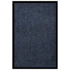 Deurmat 80x120 cm gestreept blauw