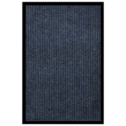 Deurmat Gestreept 80 x 120 cm Blauw
