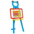 Children's Easel with Chalkboard and Whiteboard 2-in-1