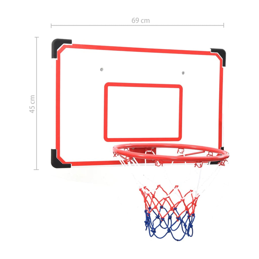 5-Delige Basketbalset Wandmontage
